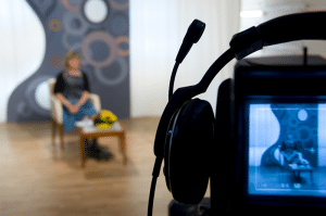 Write better video scripts with these 6 tips_woman_being_filmed