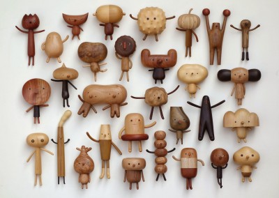 Little wooden friends