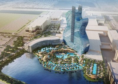 Hard Rock’s giant, guitar-shaped new hotel