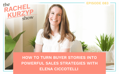 Episode 83: How to turn buyer stories into powerful sales strategies with Elena Ciccotelli