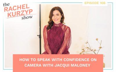 How to speak with confidence on camera with Jacqui Maloney